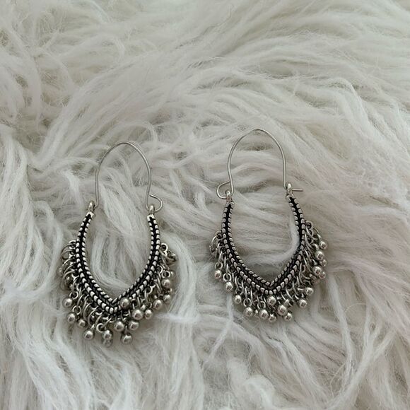 Silver hoops  - Picture 1 of 2